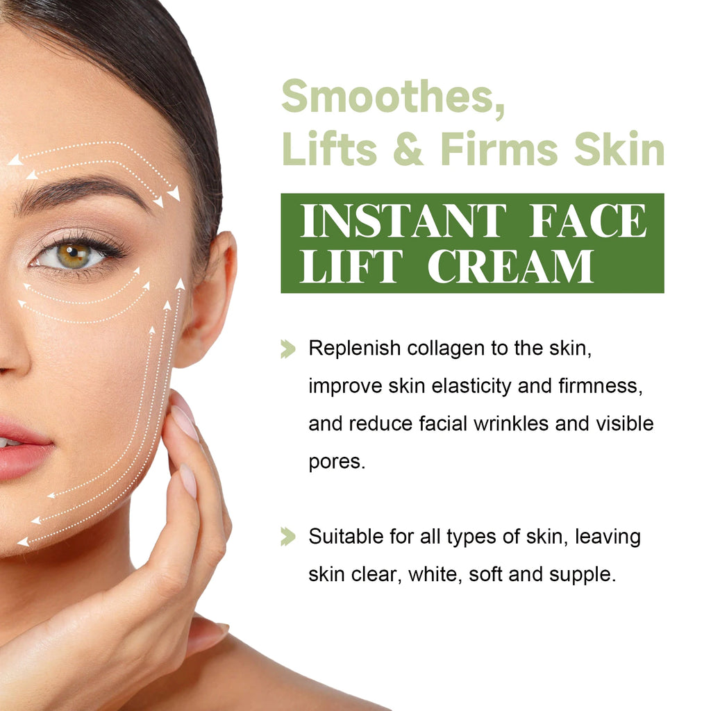 Hyaluronic Acid Face Cream Deep Hydrating & Plumping Firming Brightening Shrink Pores Moisturizing Smoothing Collagen Face Cream Qme