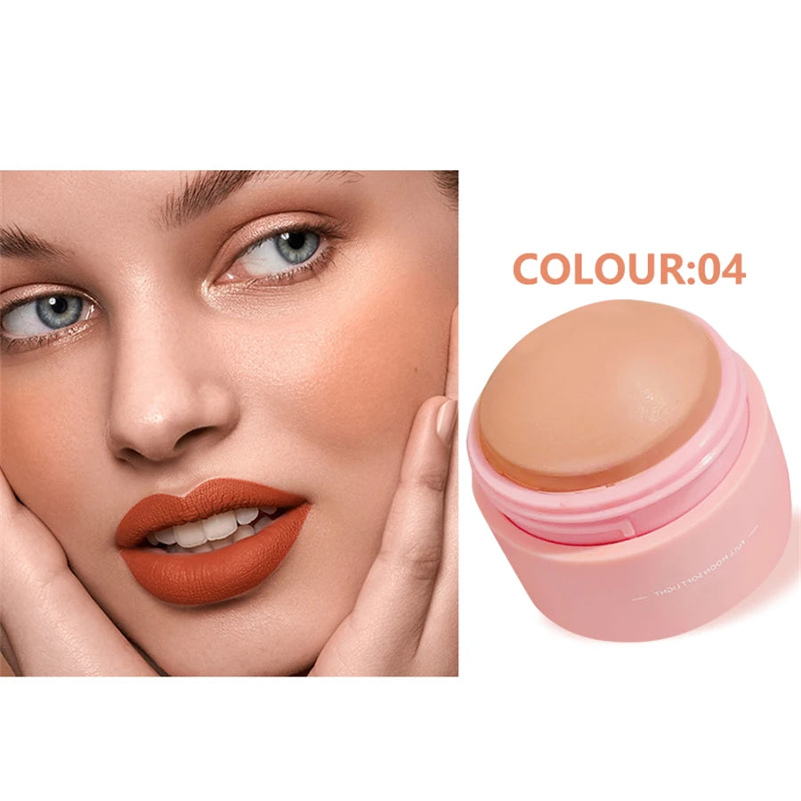 6 Colors Waterproof Blush Cream Long-lasting Multi-use Makeup Women Qme 04