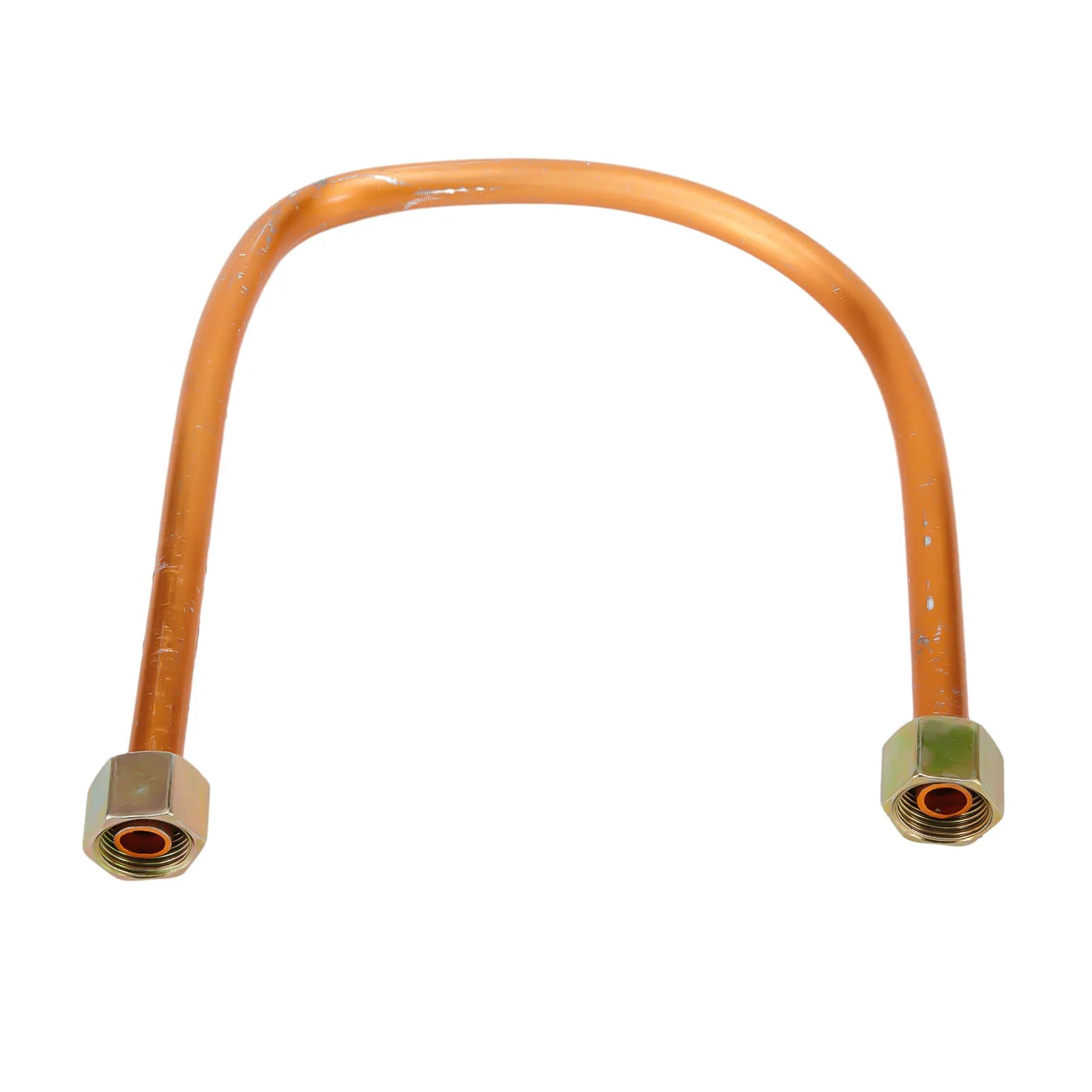 Exhaust Air Compressor Tube Copper Tone Direct Coupled Easy To Install G3/8\" 10 X 450mm/0.4\" X 17.7\"(D*L) 2023 Qme
