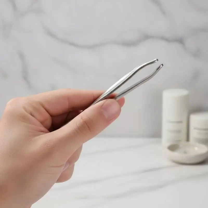 Round Head Facial Hair Removal Tweezer 1 Premium Precision Eyebrow Qme