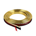 U-shaped Self-Adhesive Edge Banding Decorative Strip Wood Board Table Chair Protector Cover Furniture Seal Strip Home Decoration Qme Gold 12mm 5m
