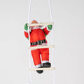 Climbing Ladder Rope Santa Doll Xmas Hanging Ornament Window Showcase Qme one person M