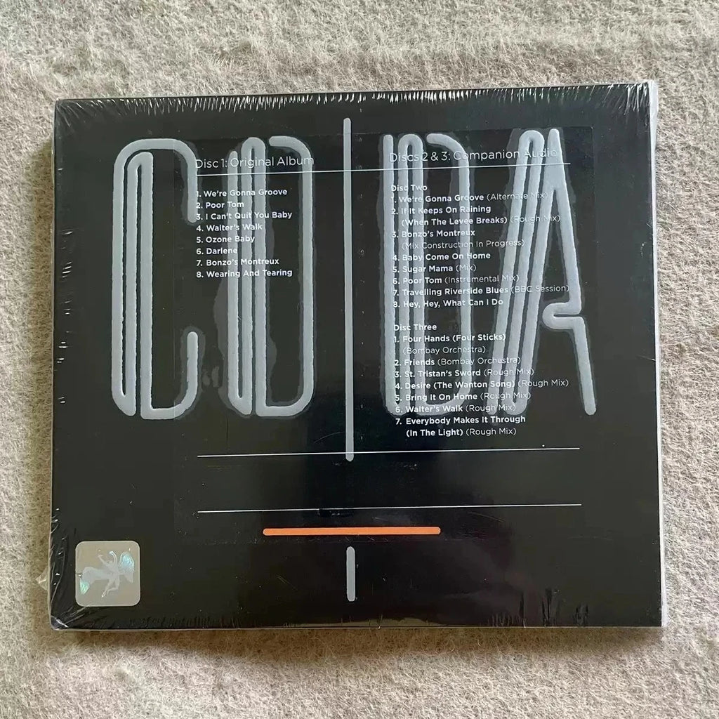 "Coda" Deluxe Edition Remastered, Legendary Rock Band Album Remastered 3CD Set, Featuring Original Album, Unreleased Materials Qme