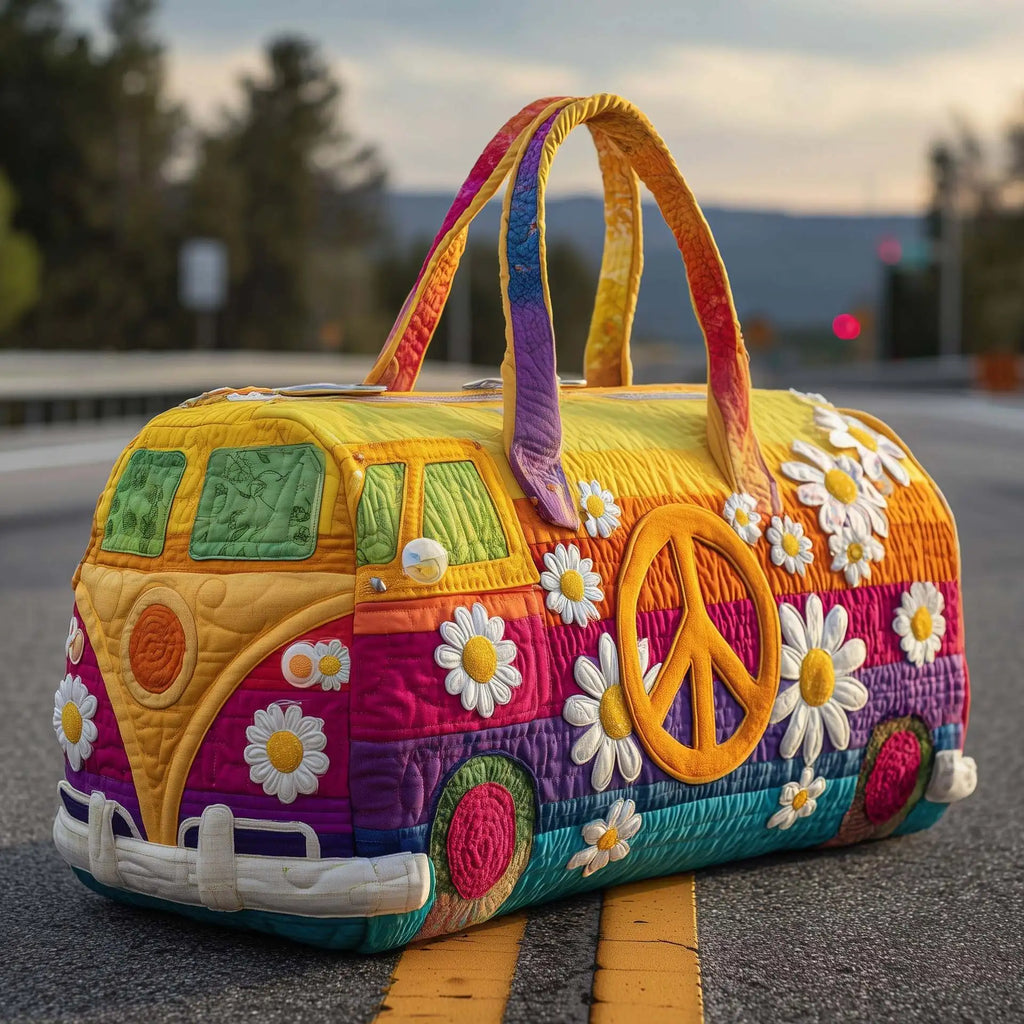 Women 3D Quilting Craft Travel Duffel Bag Fashion Sun Mountain Forest Qme A4