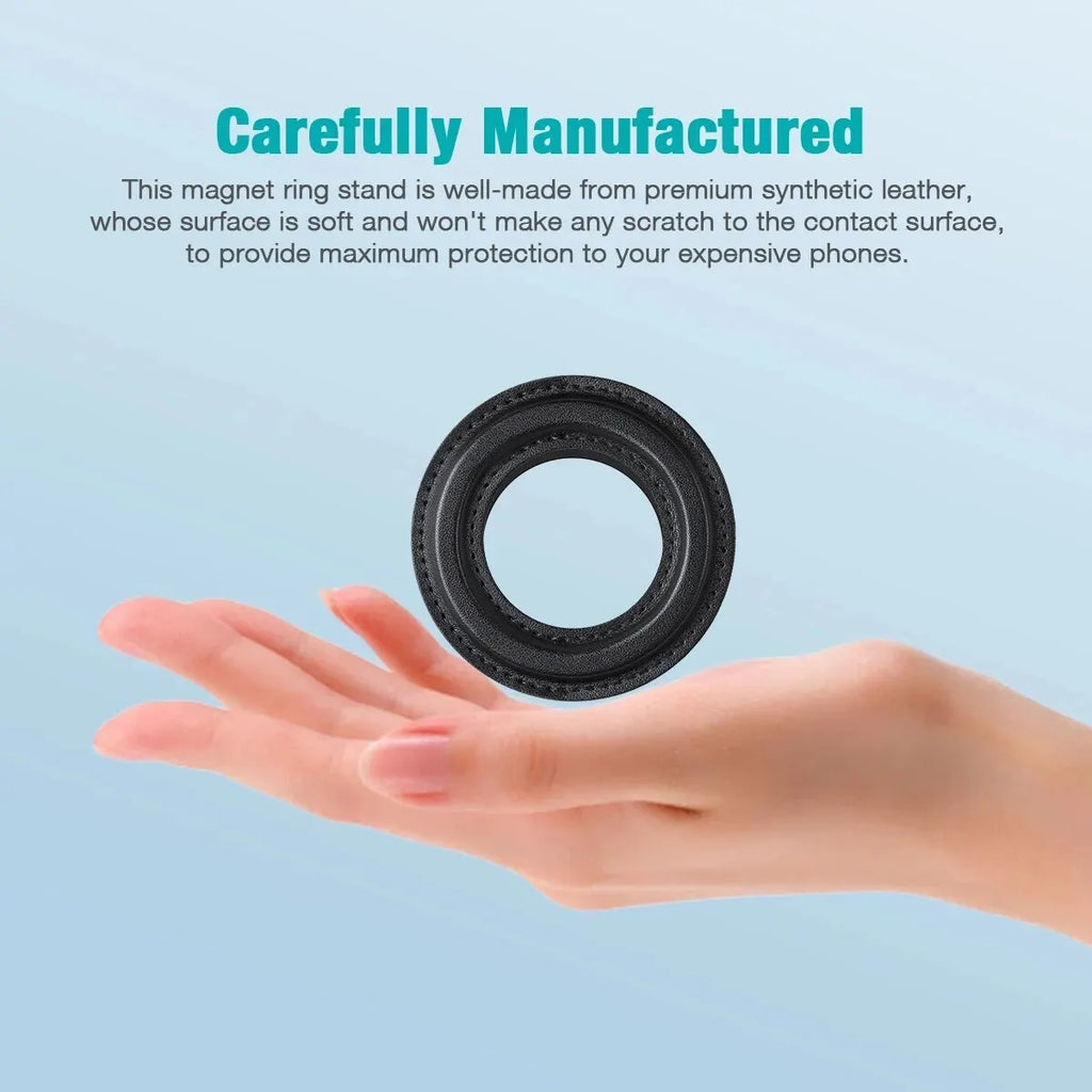 Magnetic Ring Holder For iPhone 14 13 12,Magnet Wall Mobile Phone Holder Magnetic For MagSafe,Car Phone Stand,Sticker Stand Qme