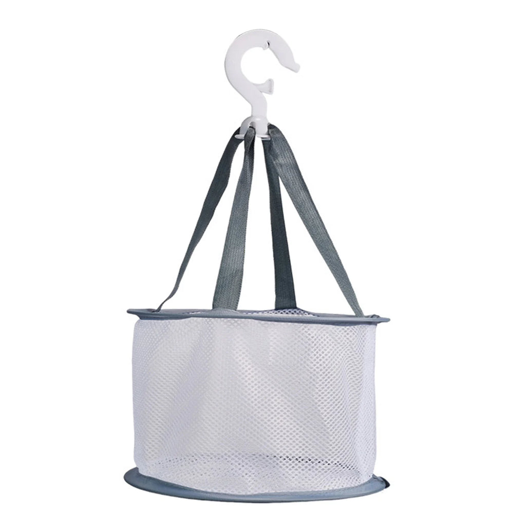 Makeup Brush Drying Hanging Net Foldable Mesh Sponge Egg Bath Qme L CN