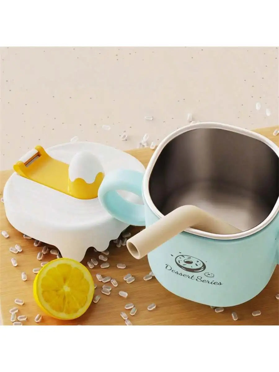 Milk Cup Handle Scale Double-layer Insulated Heat-resistant Straw Qme