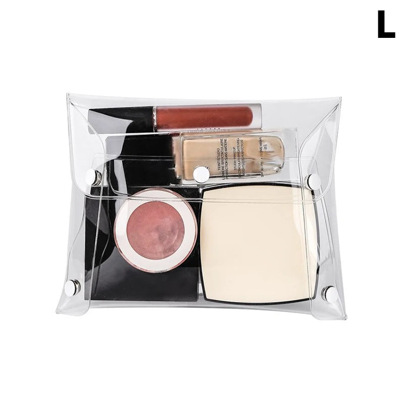 Portable Organizer Stationery Storage Bag Supplies Office Transparent Qme L