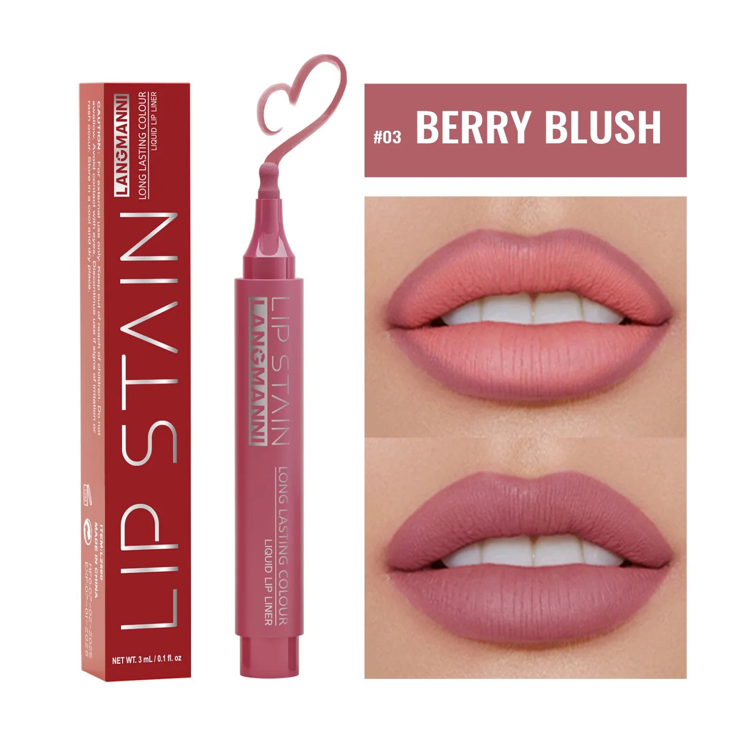 1PC Liquid Matte6-Color Lipliner Pencil Waterproof Plumping Stain Lipstick Natural Lip Liner Outline Lip Contour Makeup Cosmetic Qme 03