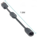 1pcs Lots USB Breakaway Extension Cable To PC Converter Adapter Cord for Microsoft Xbox 360 Wired Controller Gamepad Qme Silver gray 20cm