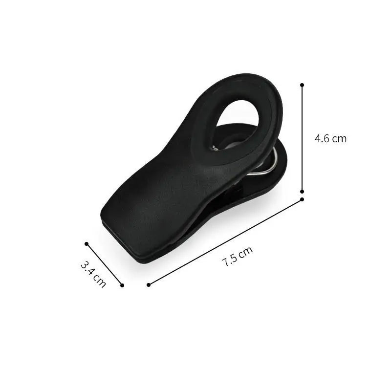Moisture-proof Refrigerator Magnetic Clip Food Grade Strong Magnet Qme Black