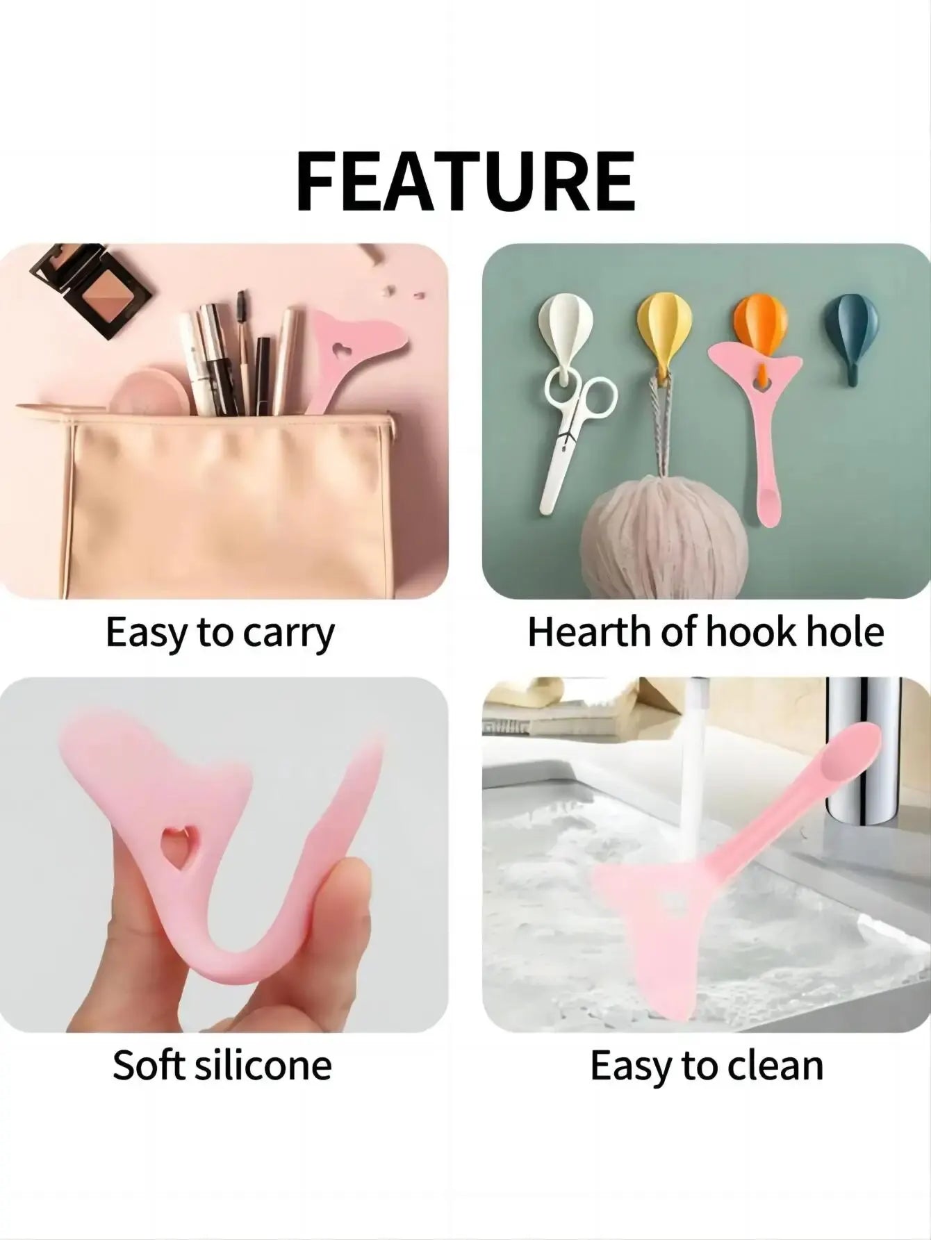 Multi-functional Eyeliner Stencil Wing Tips Silicone Aid Marscara Qme