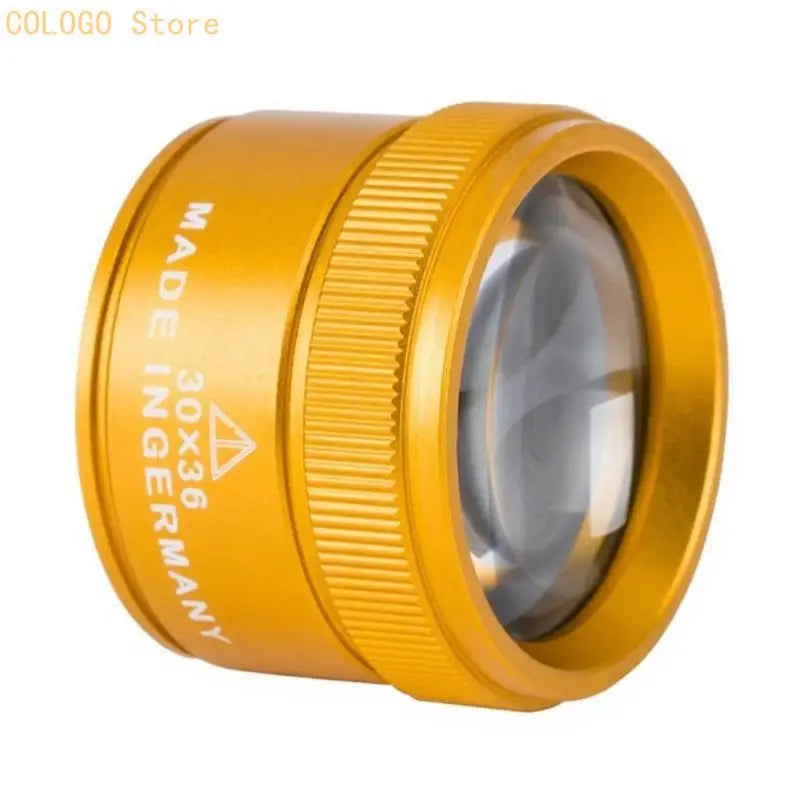 Professional 30X Glass Lens Monocle Watch Magnifier Loupe Handheld Qme