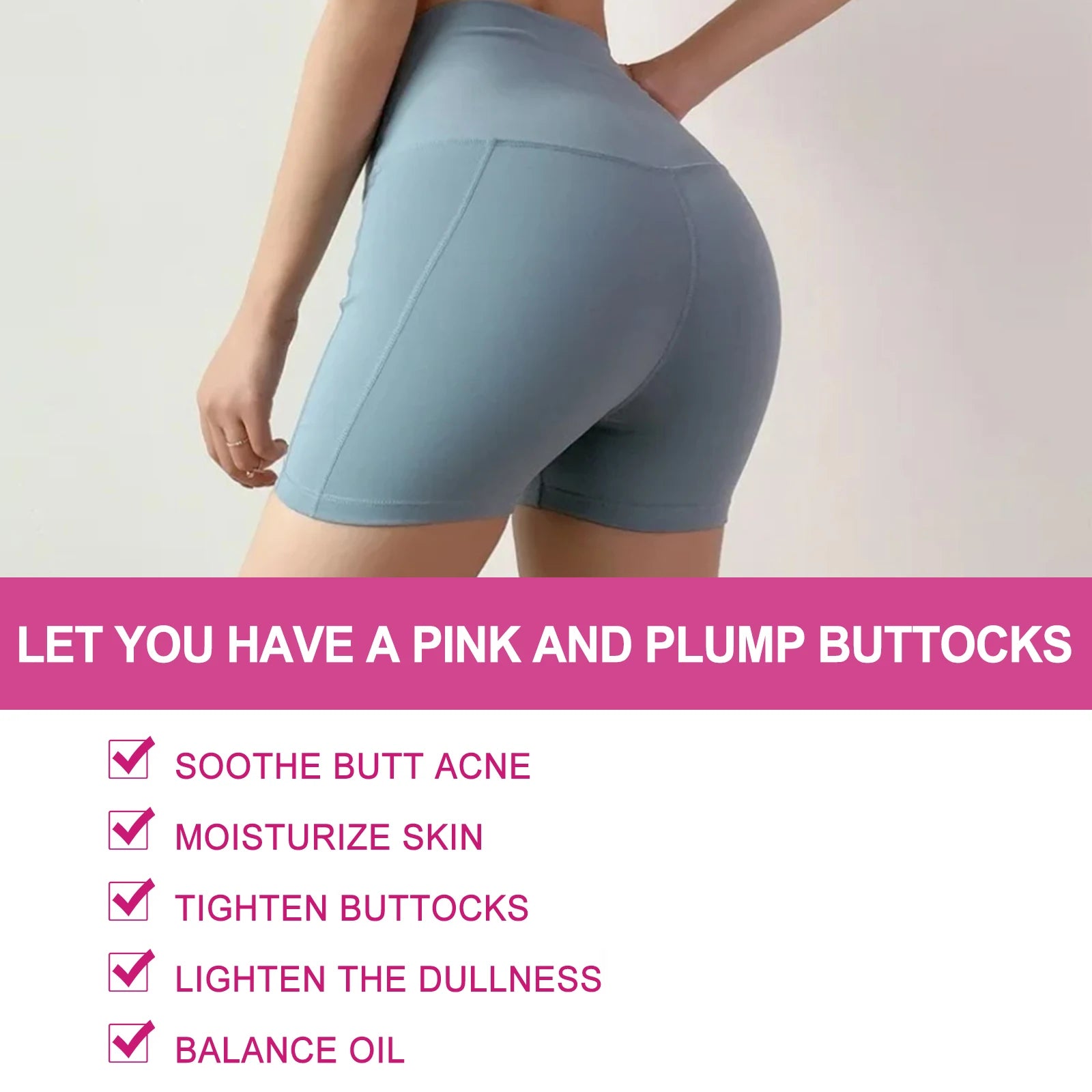 Butt Thigh Acne Cream Remove Pimples Moisturizing Clarifying Brightening Smoothing Skin Care Thigh Acne Removal Cream Qme