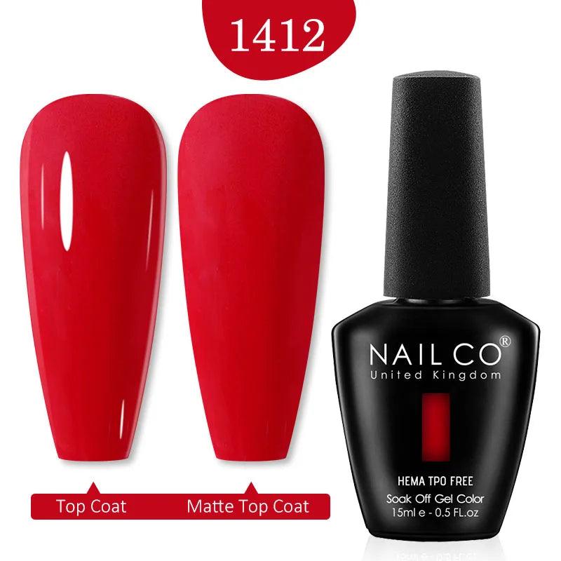 NAILCO Glitter Reflective Series Gel Nail Polish Nails Art Semi Qme
