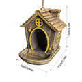 Yard Bird Feeder Vintage Cottage Shaped Outdoor Birdfeeder Patio Qme as showing China Mainland