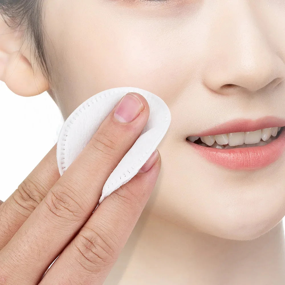 100/200/500PCS Disposable Cosmetic Wipes Nail Art Cleaning Round Pads Soft Daily Supplies Facial Cotton Makeup Remover Tool Qme