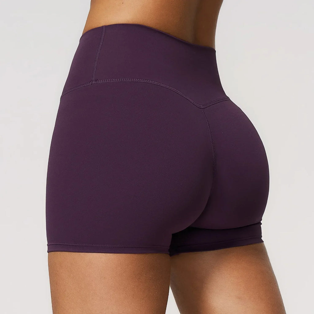A Women's Summer Shorts Low Waist Seamless Shorts Gym Shorts Yoga Shorts Running Shorts and High Stretch Cycling Training Shorts Qme