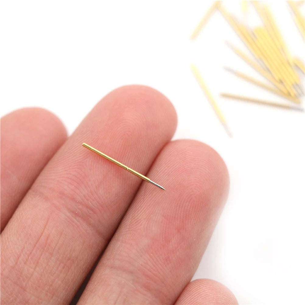 New Fine 100x P50-B1 Dia 0.68mm Length 16mm 75g Spring Pressure Test Probe Pogo Pin Qme