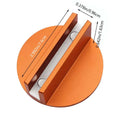 Magnetic Pinch Weld Jack Pad Frame Guide Rail Adapter Aluminum Qme Orange