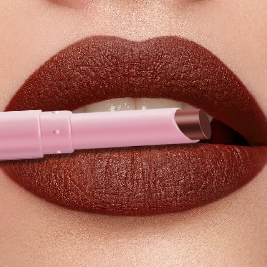 15-color Nude Red Lip Liner Pencil Brown Matte Smooth Waterproof Long Qme 09