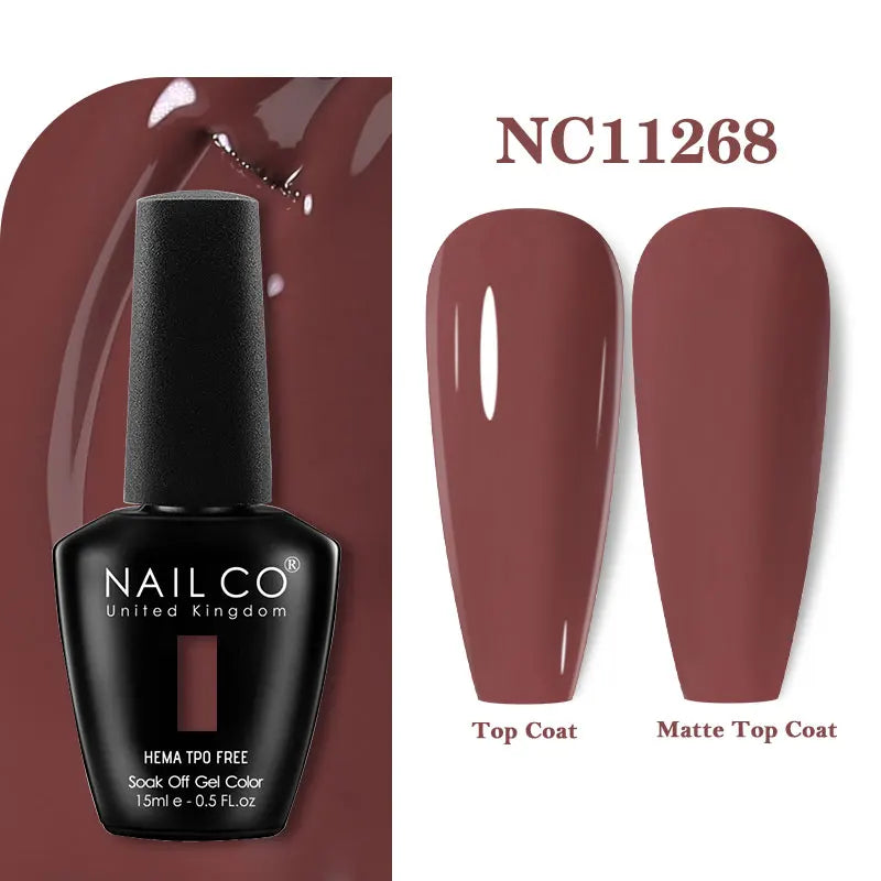 NAILCO Coat Base Gel Nail Polish Nails Art Semi Permanent Lacquer