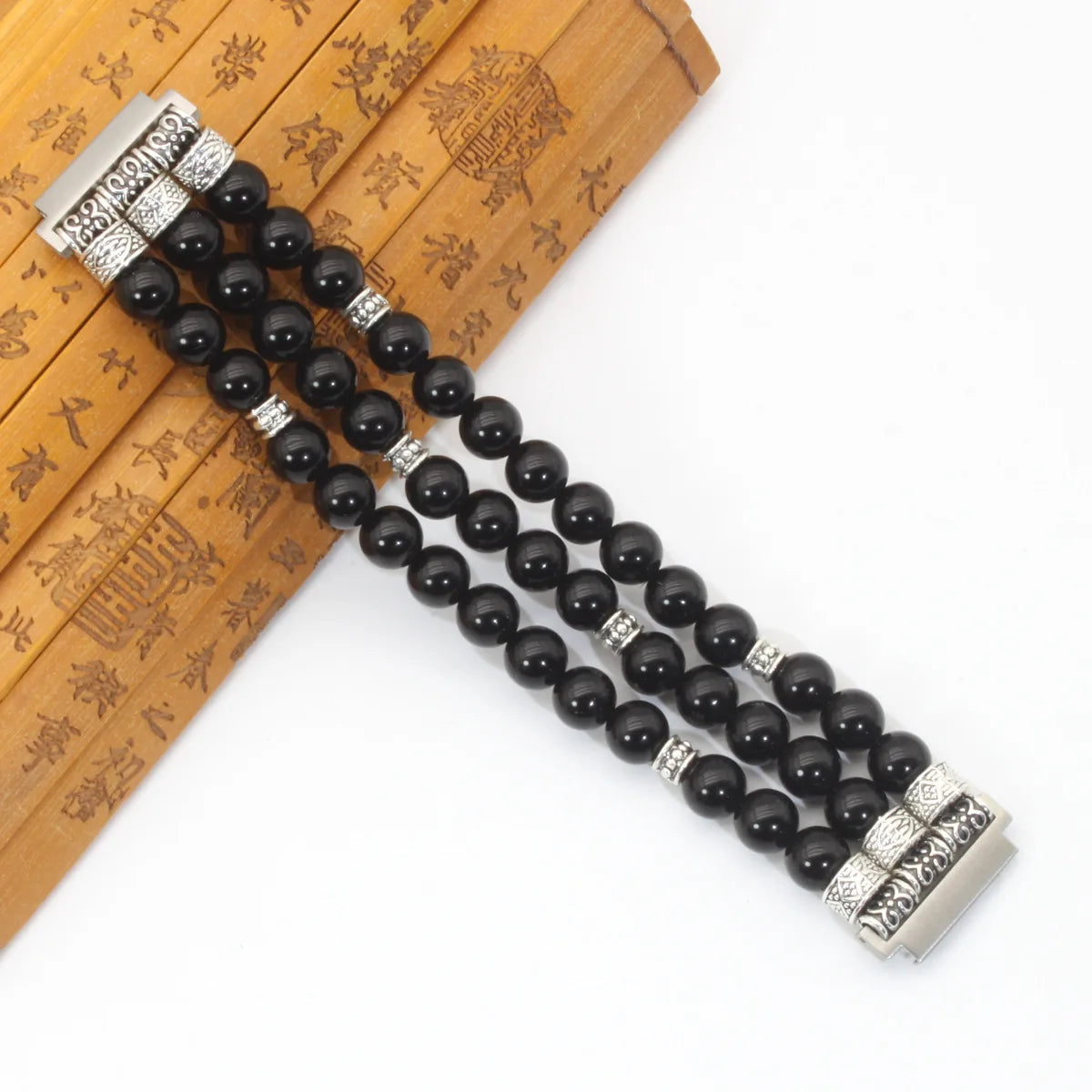 18mm Interface Premium Sandalwood Cinnabar Strap - Buddhist Beaded for Huawei Watch Qme