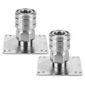 Foam Cannon Wall Mount 1/4 Quick Connector Pressure Washer Foam Cannon Holder Stainless Steel Pressure Washer Wall Mount Bracket Qme 2Pcs