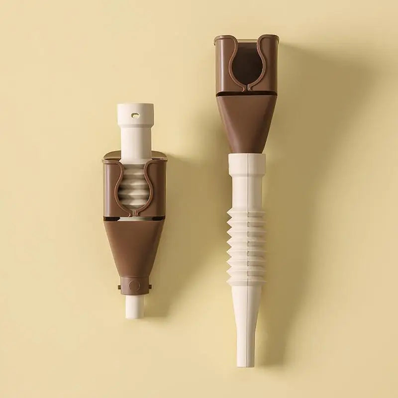 Plastic Refueling Funnel Portable Folding Telescopic Hose Bayonet Qme Coffee