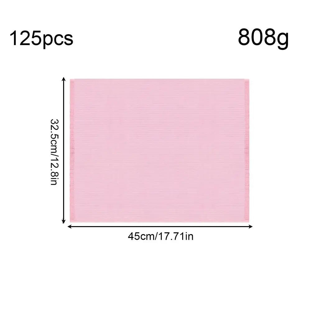 Nail Bibs 125-Piece Waterproof Salon Tray Adults Nail Towels Paper Bibs For Esthetician Patient Artist Adult Lash Manicure Qme China Mainland PinkS