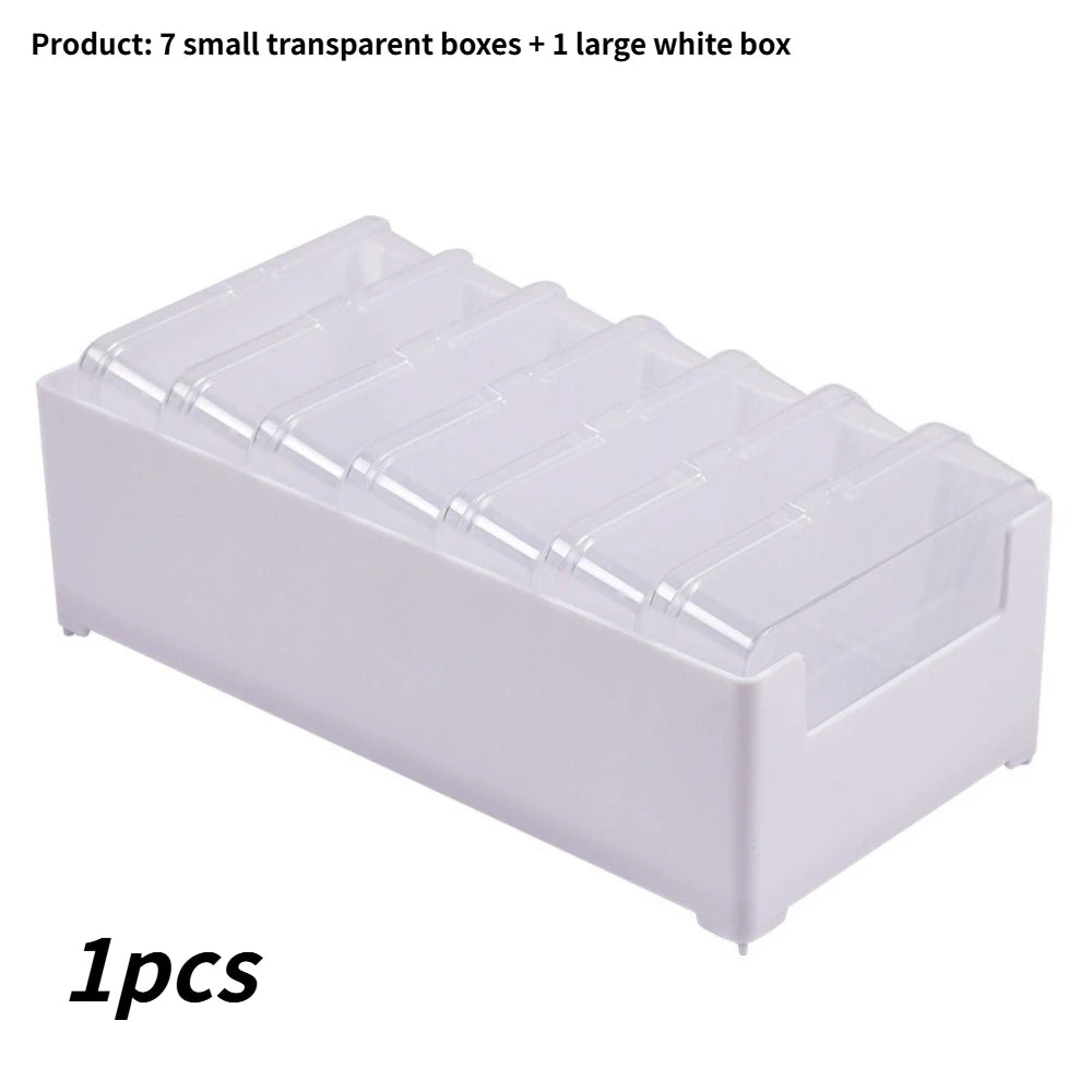 1/3Pcs Thickened Plastic Cable Box Household Storage Organizer to Sort Straps Mobile Devices and Office Sundries Qme storage box 1pcs