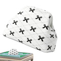 Mahjong Bag Hand-woven Aesthetic Coin Card Purse Magnetic Closure Qme A China Mainland