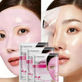 Collagen Anti Wrinkle Facial Mask Anti Aging Fade Fine Lines Firm Skin Moisturizing Brightening SkinCare Korean Cosmetics Qme 3 pc