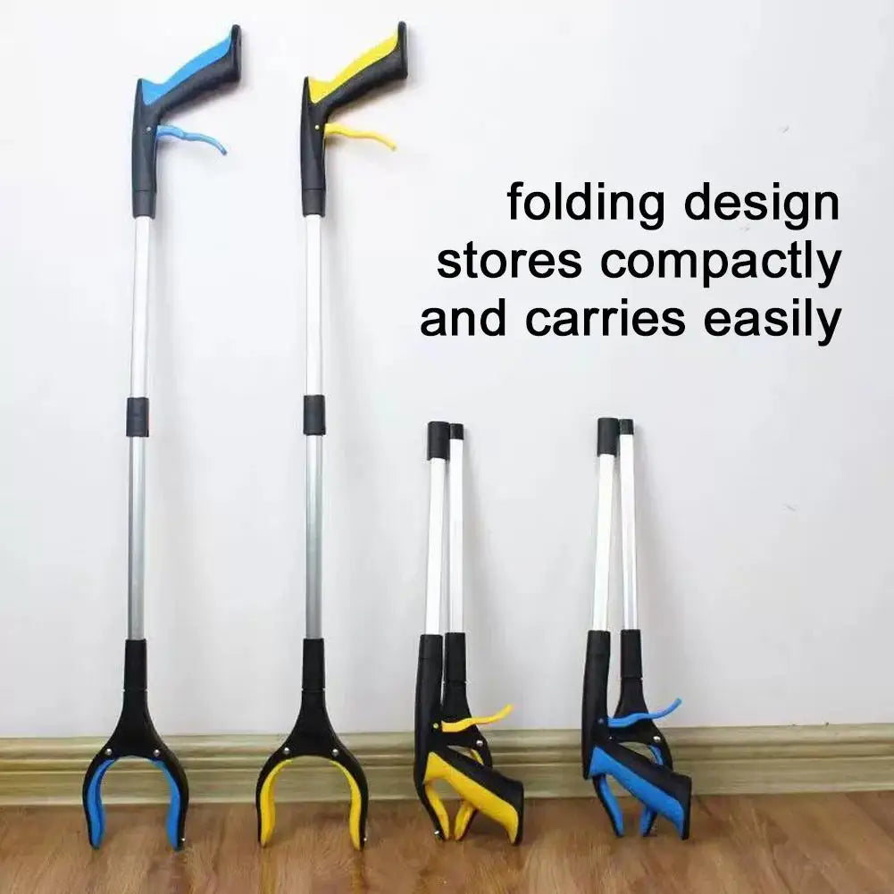 Grabber Reacher Tool Foldable Telescopic Trash Claw Gripper Pickup Qme