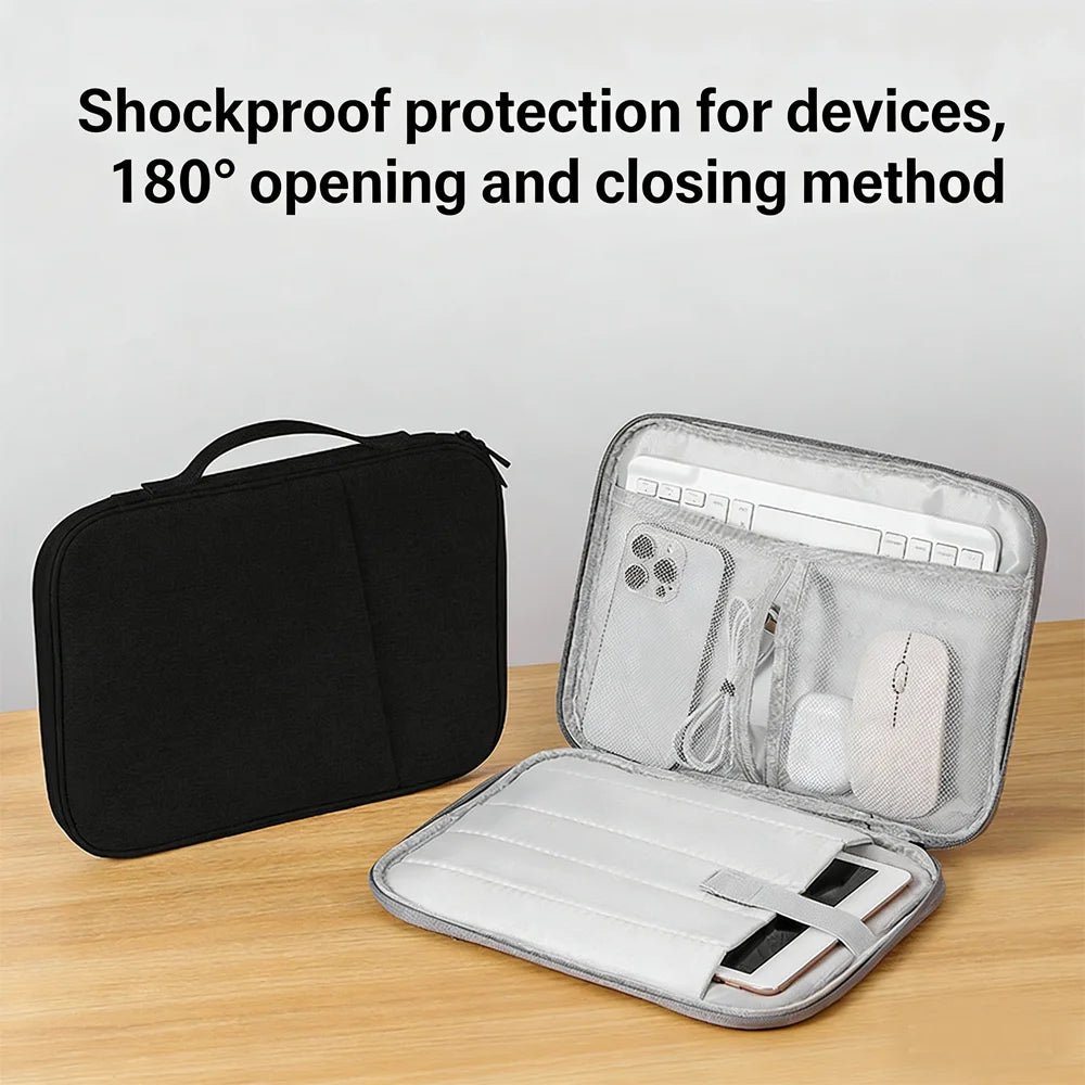 11-13 Inch Waterproof iPad Tablet Laptop Bag, Handheld Portable Storage Pouch for iPad & Tablet, High Quality Qme