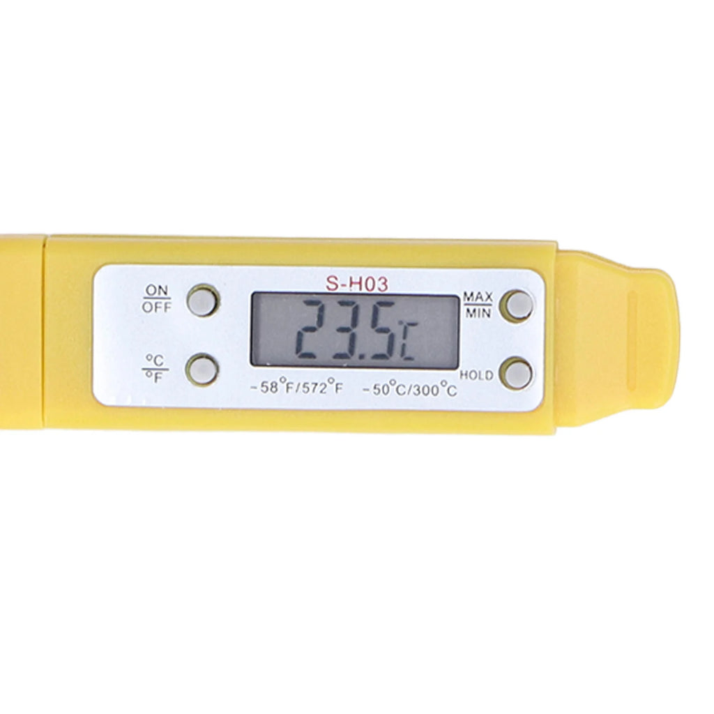 Digital Kitchen Food Thermometer Stainless Steel Electronic Temperature Gauge Tool Thermometer For Milk BBQ Meat Cooking Qme