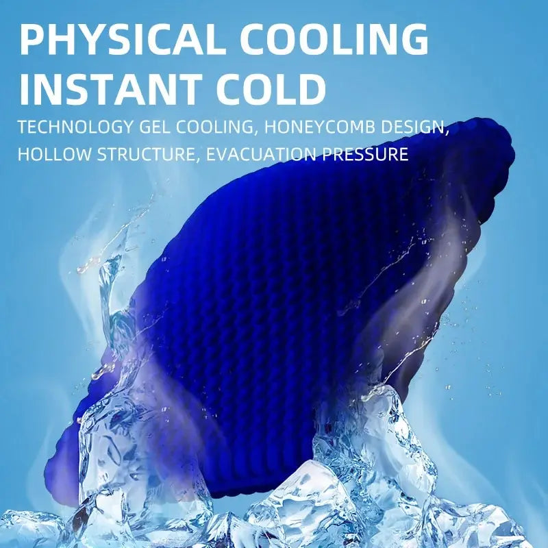 Breathable Honeycomb Gel Cushion for Summer Use, Ease Tailbone and Back Pressure Pain at Home, Office, Car and Wheelchair Qme
