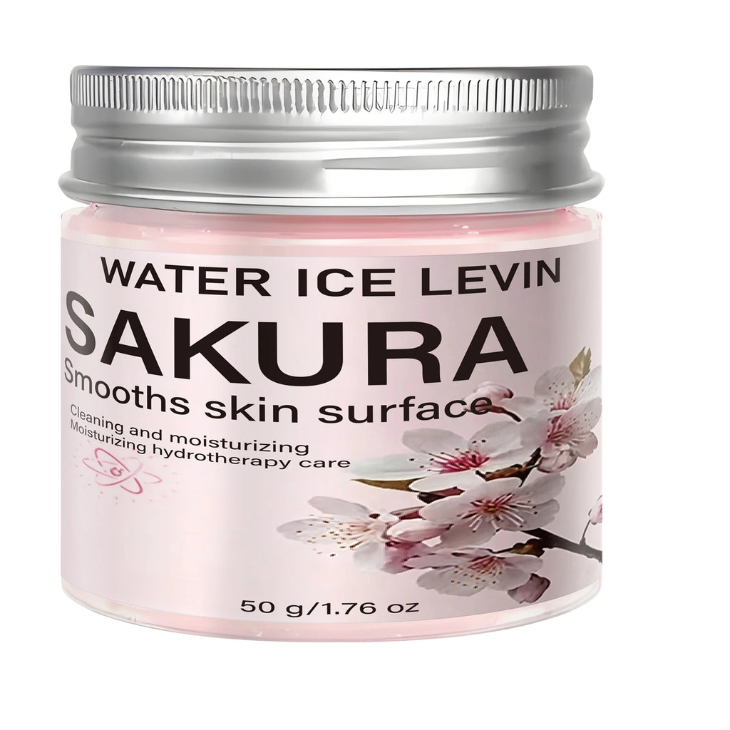 Moisturizing Sakura Face Mask, Collagen & Hyaluronic Acid for Smooth Skin Qme Pink 50g