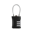 Safety Traveler Bag Customs Code Lock for Gym Storage Cabinets and Suitcases Portable Wire Rope Moisture-proof Password Lock Qme 1pcs