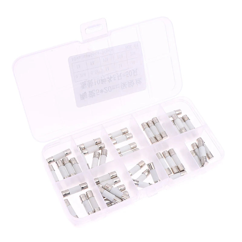 Ceramic Fuse Cartridge X Slow Blow T 0 25A 5A 1A 2A 3A 8A 10A 15A 20A Qme