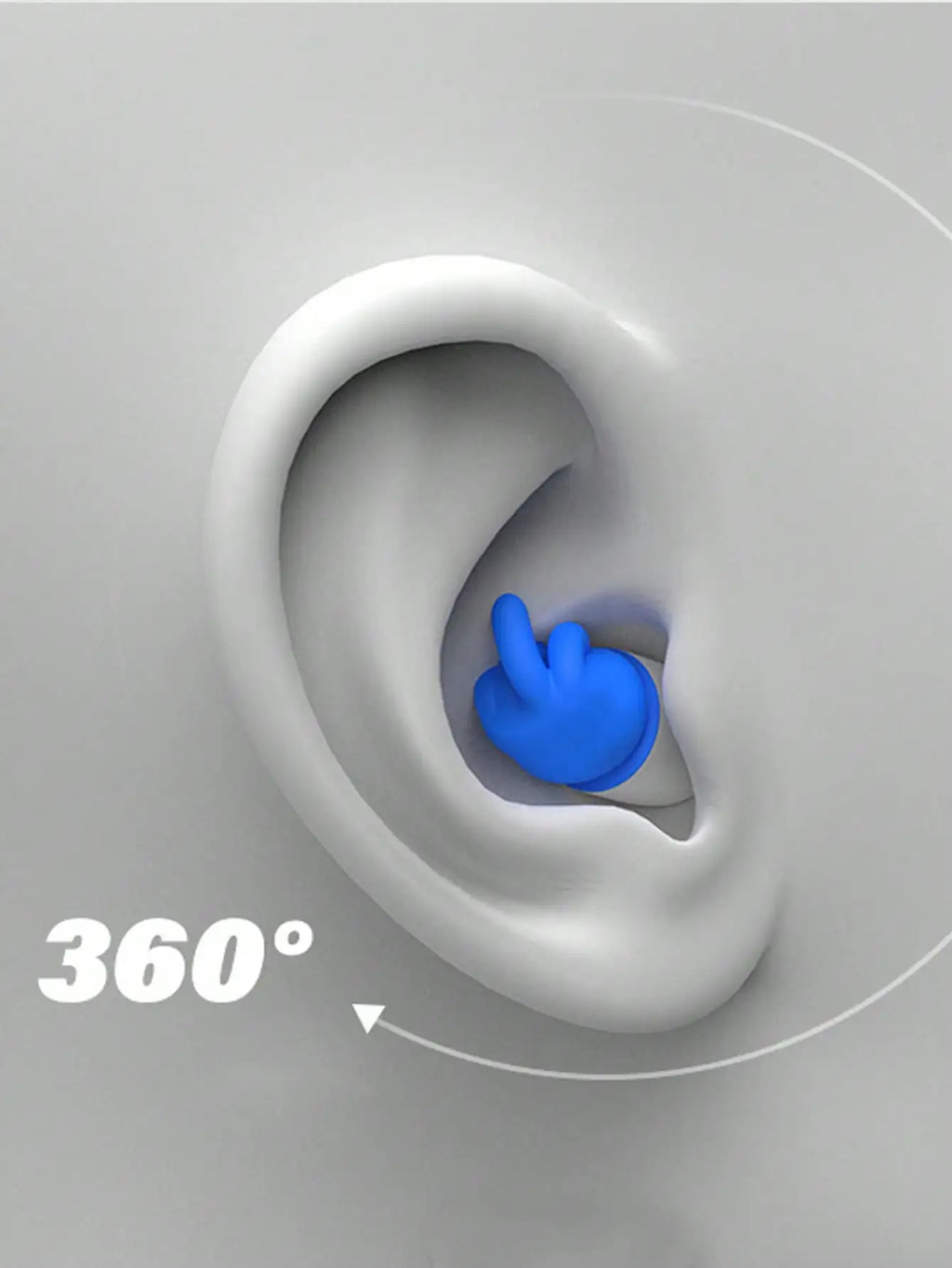Soundproofing Middle Finger Earplugs Sleep Noise Prevention Dormitory Qme