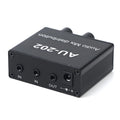 Stereo Mixer Audio Distributor Headphone External Power Volume Qme one size