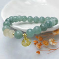 Ins Fu Character Lucky Jade Crystal Antique Bracelet Creative Bohemian National Pendant Bracelet Cute Feminine Fashion Gift Qme Myanmar