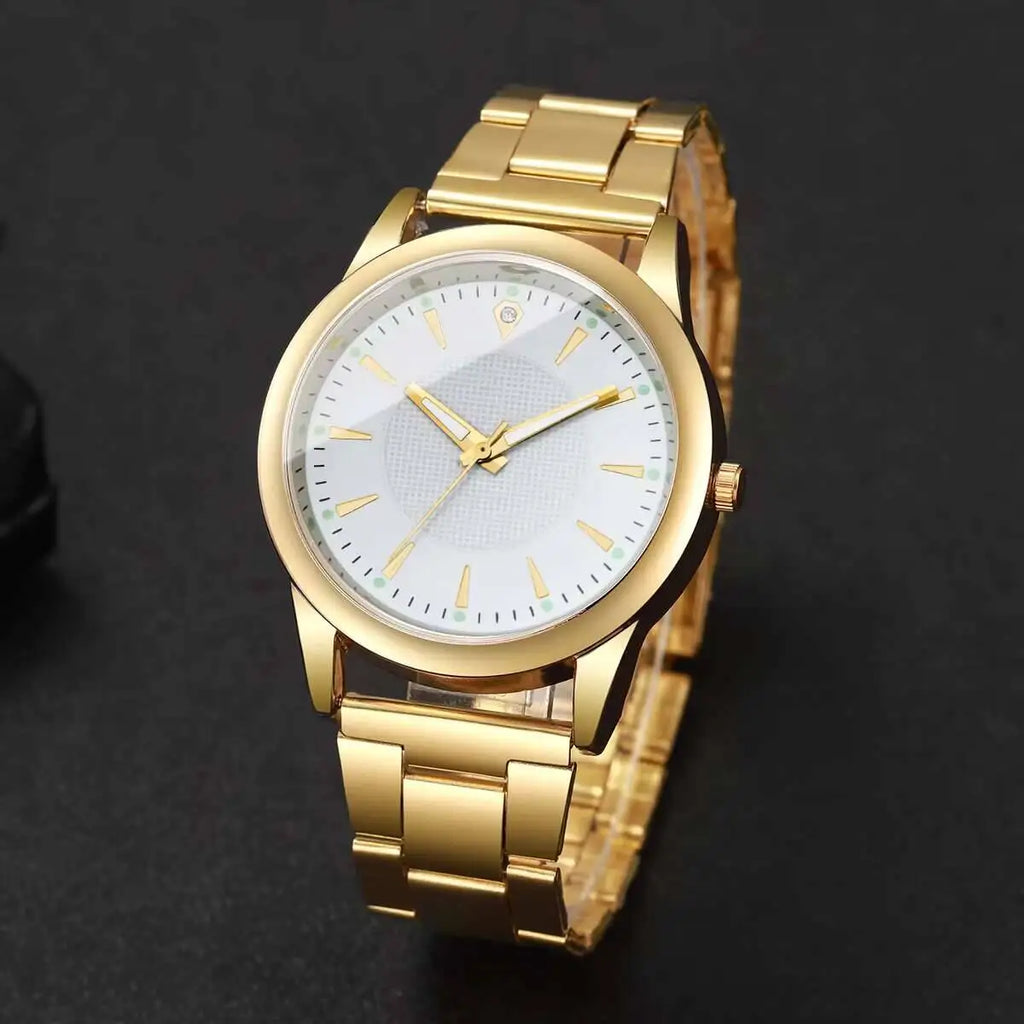 Moda masculina relógios de negócios mostrador simples relógio de quartzo masculino reloj hombre (sem caixa) Qme