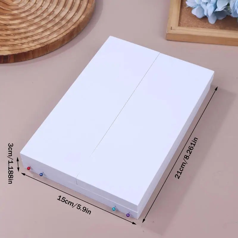 White Blue Insect Pinning Board Double Sided EVA Foam Combined Plates Qme A4