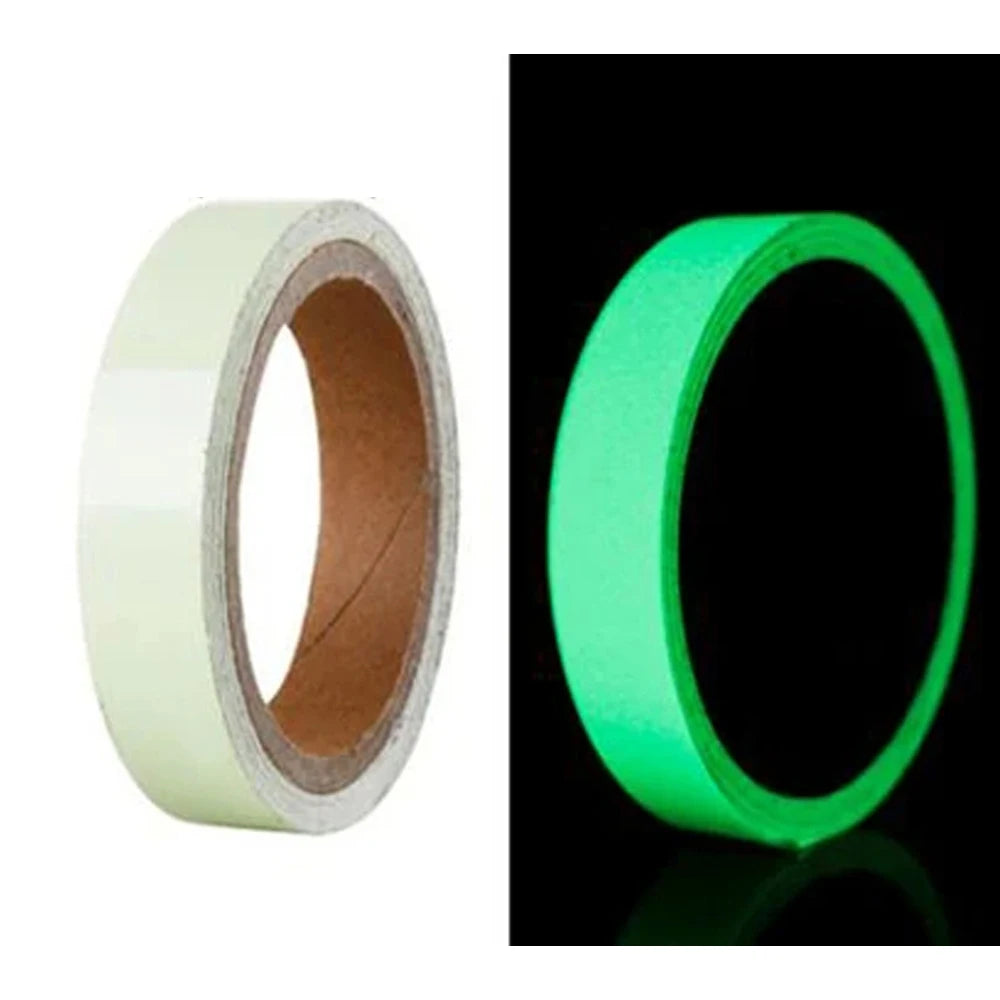 5 Colors Luminous Tape Self Adhesive Glow in the Dark Reflective Fluorescent Glowing Tapes Striking Wall Stripe Sticker Warning Qme 1pc 1 1cmx3.2M