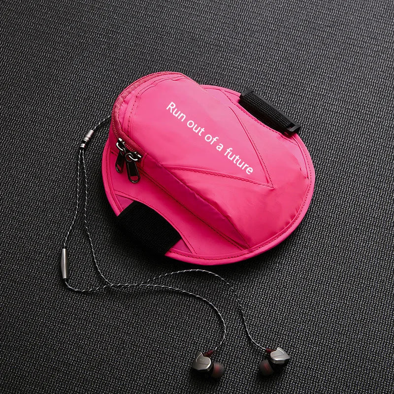 Outdoor Sports Running Lightweight Arm Phone Pouch Qme Pink