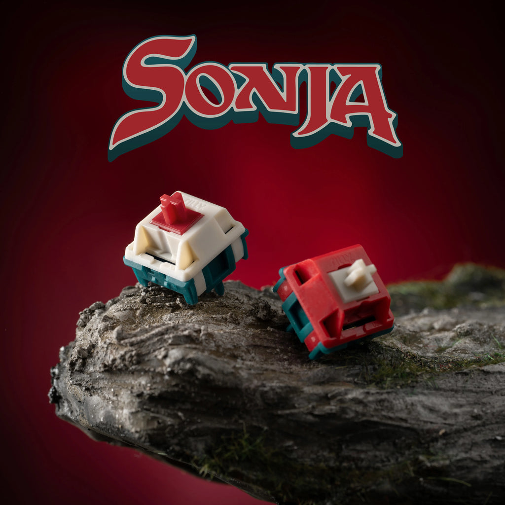 Sillyworks Sonja Linear Switch Mechanical Keyboard 5 Pin Pre Lubed Hot Swap Switch Sand Slip Gaming Keyboard Switch Silicone Pom Qme