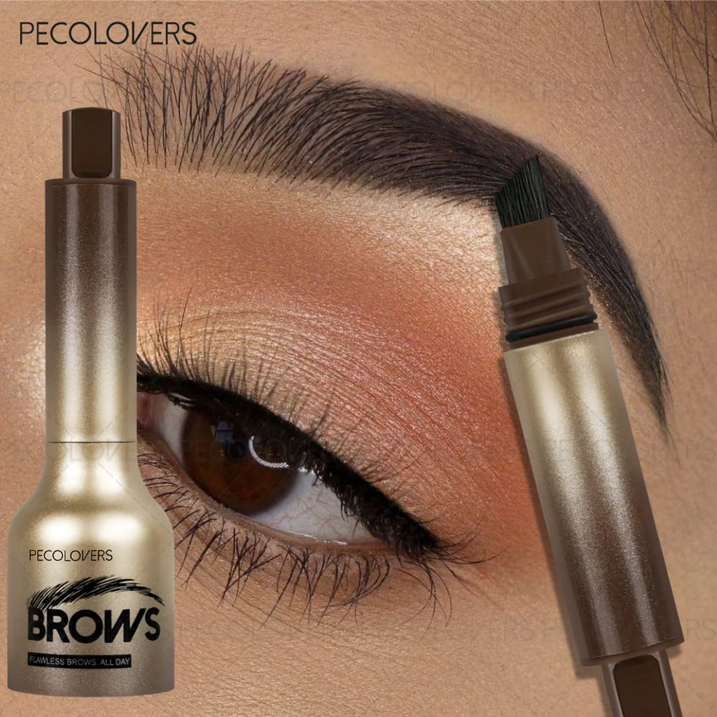 Press Eyebrow Cream Multi-color Depict Waterproof Sweat-proof Natural Qme