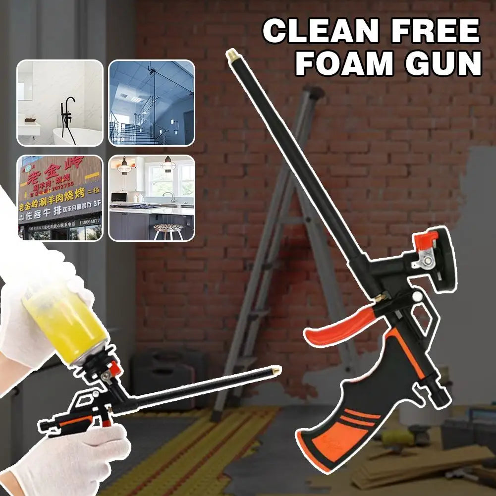 Professional Pu Gun Expanding Foam Sprayer For Heavy Tool Clean Home Sealing Easy Applicator Applicator Duty Insulating Fil Qme